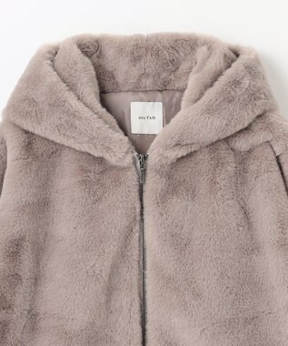 ANY 【手洗い可】ファーブルゾン グレージュ