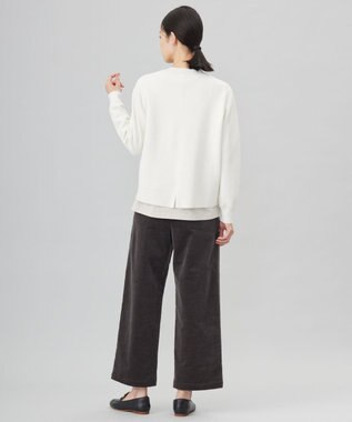 J.PRESS LADIES L 【洗える】FINE SWEAT ニット オートミール系