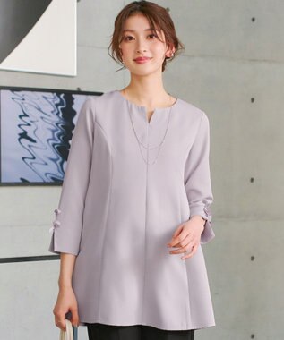 Tiaclasse 袖リボンチュニック