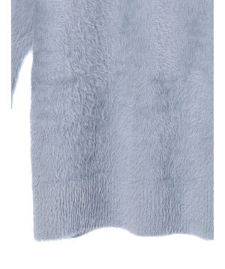 earth music&ecology ミニシャギーチュニック Blue