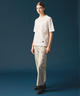 JOSEPH ABBOUD MOUNTAIN 【2wayストレッチ/軽量/ECO撥水】ナイロンリップ2wayストレッチ トレッキングカーゴパンツ ライトグレー系