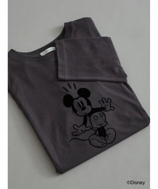 Te chichi 【Disney】ミッキー/フロッキープリントロンT