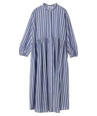 AMERICAN HOLIC アソートギャザーフレアワンピース Stripe Navy