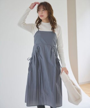 Feroux 【洗える】ニットセット キャミソールワンピース