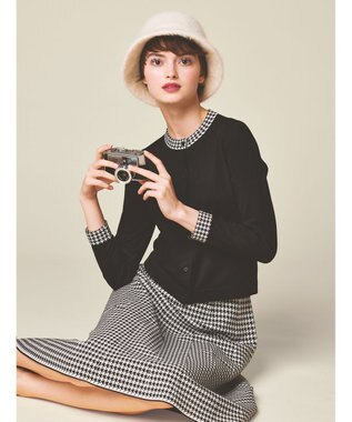 TOCCA ANGORA MIX BUCKET HAT アンゴラ混 バケットハット アイボリー系