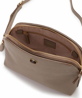 TOPKAPI 【TOPKAPI】ミニエンボスレザー ショルダーバッグ gemdrops ジェムドロップ ミディアムグレー