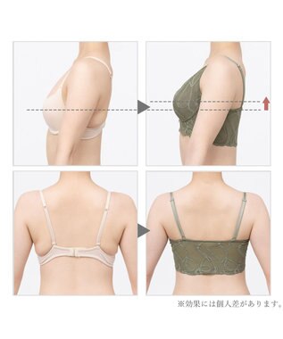 BRADELIS New York 【BRADELIS Me】 Lacy Cool Bra26S1 カーキ