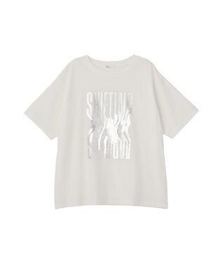 CRAFT STANDARD BOUTIQUE ツイストロゴハーフスリーブTシャツ Off White