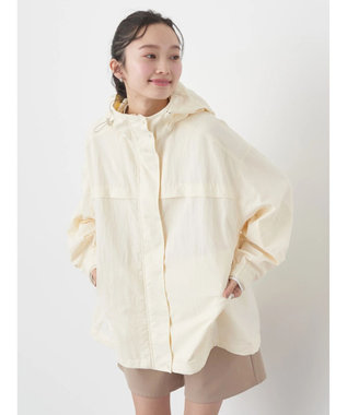 earth music&ecology テックパーカー Ivory