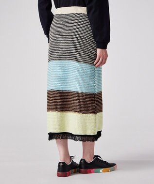 Paul Smith 【洗える】クロッシェ スカート ブラック