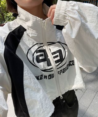 WEGO キリカエナイロンブルゾン ホワイト