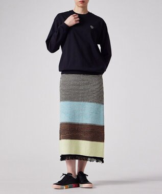 Paul Smith 【洗える】クロッシェ スカート ブラック