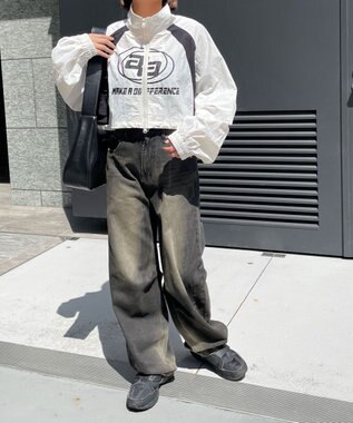 WEGO キリカエナイロンブルゾン ホワイト