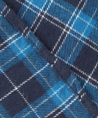 J.PRESS MEN 【WEB・一部店舗限定】フランネルチェック シャツ / B.D. ネイビー系3