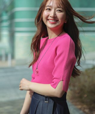 ANY SIS コクーンスリーブ ニット