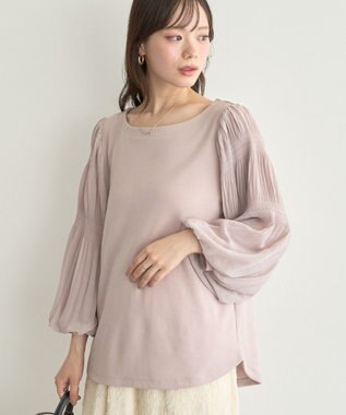 earth music&ecology マジョリカプリーツプルオーバー