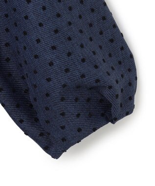 TOCCA 【洗える】NIGHT CURTAIN ドレス ブルー×ドット柄