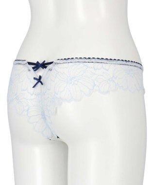 AMPHI Ｔバックショーツ 【Glama-Rich グラマリッチ 脇スッキリ・ライトタイプ】 BYJ685とペア ソング ショーツ PYJ585 アンフィ／ワコール グレイッシュブルー