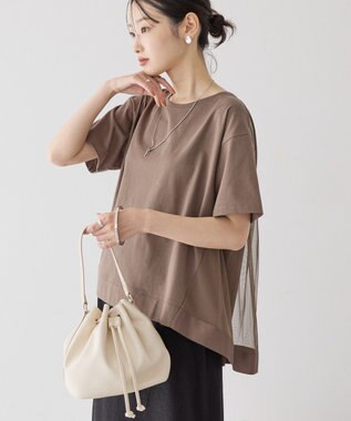 AMERICAN HOLIC バックチュールレイヤードカットプルオーバー Mocha