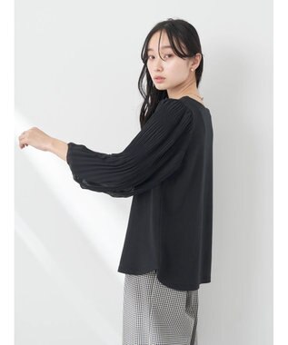 earth music&ecology マジョリカプリーツプルオーバー Black