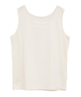 Green Parks ＳＥＴ２点マジョリカシャーリングブラウス＋タンク Light Green