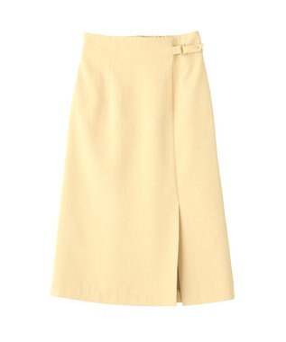 YECCA VECCA サイドベルトナロースカート Yellow