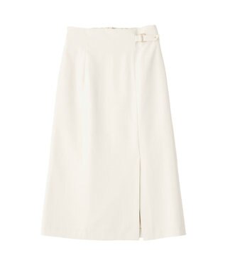 YECCA VECCA サイドベルトナロースカート Ivory