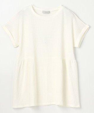 ANY L フクレジャージチュニック オフ