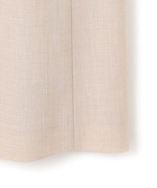 23区 【洗える】トリアセスラブストレッチ ジレ ベージュ系