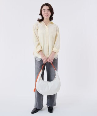 LeSportsac LG HAMMOCK ADJ BAG/メレンゲ/マンダリンウェビング メレンゲ/マンダリンウェビング