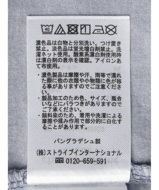 Green Parks ピグメントドッキングスリットデザインチュニック Sax