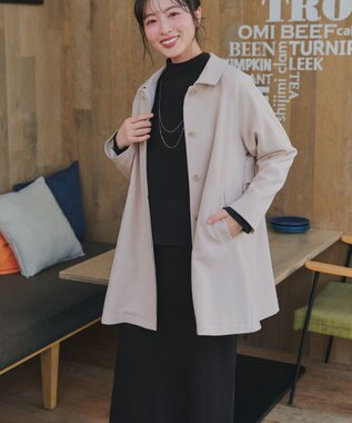 Tiaclasse 【2点セット】ニットトップス＋スカートセットアップ ブラック