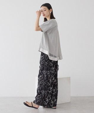 AMERICAN HOLIC バックチュールレイヤードカットプルオーバー Light Gray Mixture