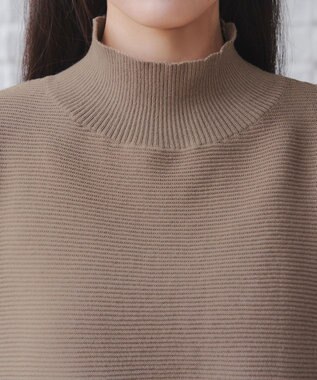 Tiaclasse 【2点セット】ニットトップス＋スカートセットアップ モカ