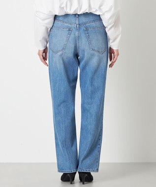 NAVE 【Nave　洗える】デニム センタープレスパンツ スカイブルー系