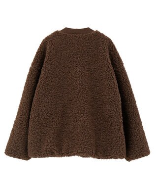 Green Parks Ｖネックボアカーディジャケット Brown