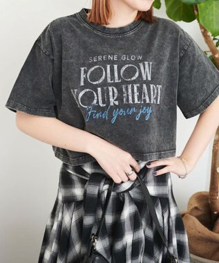 WEGO ヴィンテージウォッシュグラフィックショートT 柄1