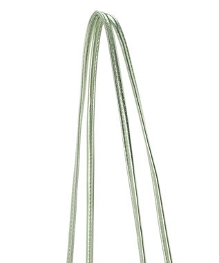 Green Parks ａｎｄｍｉｋｋａ　パッチワークメタリックＡ４トート Mint Green