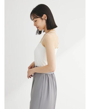 Green Parks カップ付き天竺インナー White