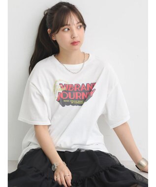 earth music&ecology ウ゛ィンテージライクツアーＴｅｅ Off White