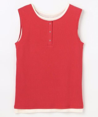 ANY 【2SET】ツインセットヘンリーネックタンクトップ