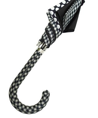 +RING レディース向け プラスリング 長傘60cm BLK/GNG T1290 黒