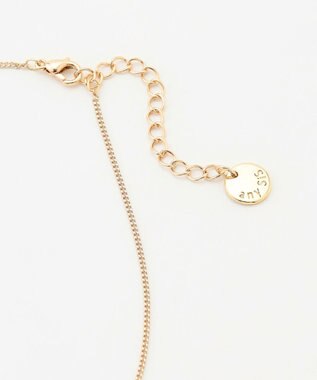 ANY SIS ダブルリング ネックレス ライトゴールド
