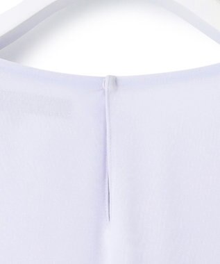 23区 【洗える】エアリーコンビジャージー パールモチーフ カットソー ライラック系