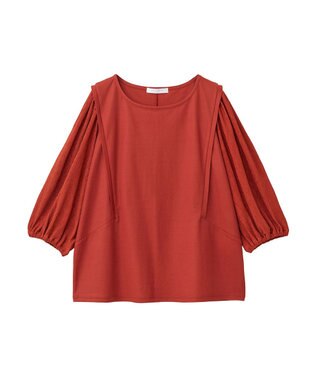 Green Parks 袖表面ドッキングカットプルオーバー Terracotta