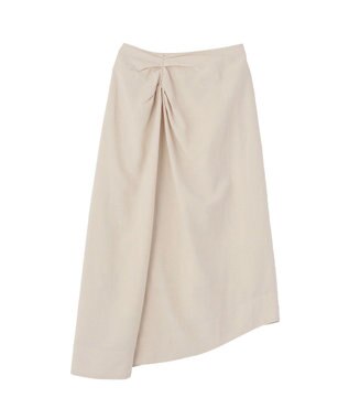 earth music&ecology ウエストツイストアシメスカート Ecru