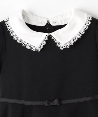 ANY KIDS 襟付きワンピース ブラック