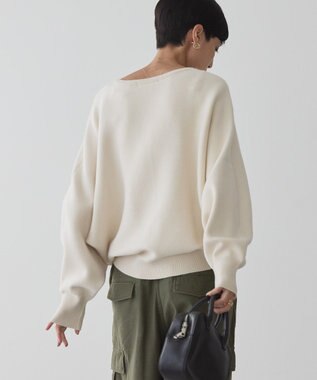 AMERICAN HOLIC バイパチドルマンニットプルオーバー Ivory