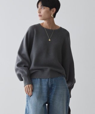 AMERICAN HOLIC バイパチドルマンニットプルオーバー Gray Mixture