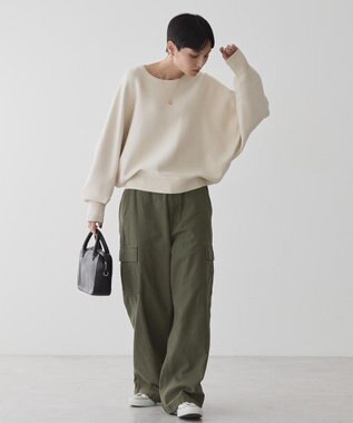 AMERICAN HOLIC バイパチドルマンニットプルオーバー Ivory